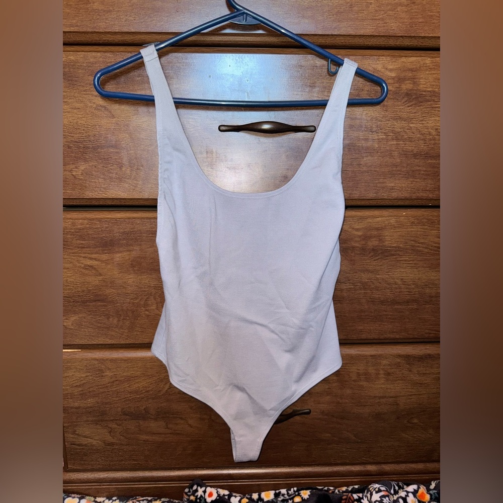 LPA Light Gray Bodysuit NWT